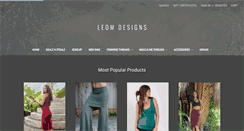 Desktop Screenshot of leomdesigns.com